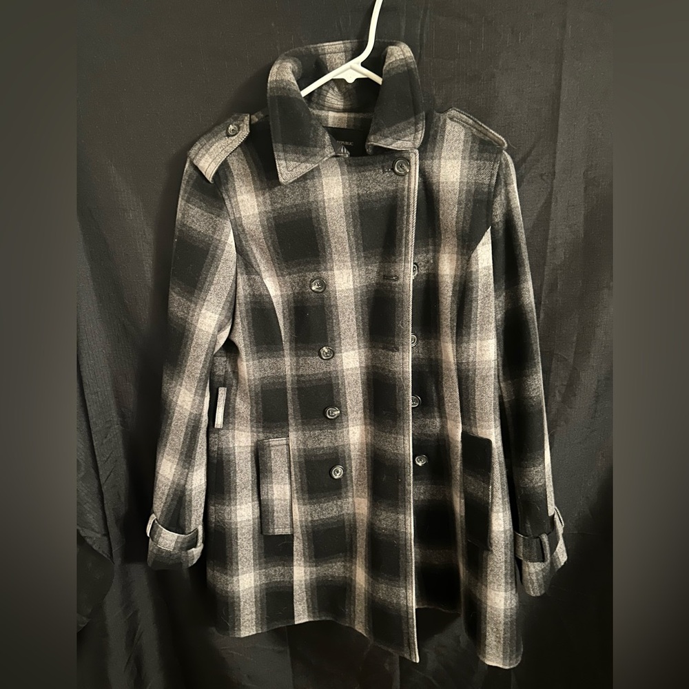 Banana Republic wool/polyester coat